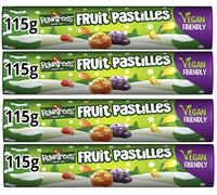 Rowntrees Fruit Pastilles Christmas Special Vegan Tube 115g Xmas 2022 treat ( Pack of 4)