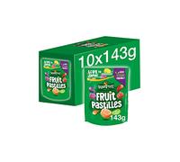 ROWNTREES - Fruit Pastilles Sharing Bags, 10 x 143g Bags of Sweets
