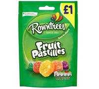 Rowntrees Fruit Pastilles Sweets Sharing Pouch - Pack of 10 x120G