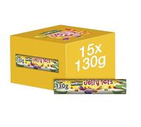 Rowntrees Jelly Tots Sweets Giant Tubes, Christmas Sweets Gift, Vegan Friendly, 15 x 130 g