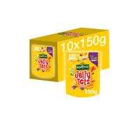 Rowntree's Jelly Tots Sweets Sharing Bags, Vegan Friendly, 10 x 150 g