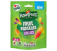 Rowntree's Lollies Fruit Pastilles Sweets Sharing Bag, 130g | Pack of 1