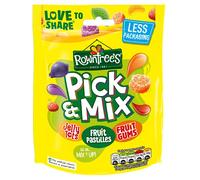 Rowntrees Pick and Mix Sweets Sharing Bags, Vegan Friendly, 10 x 150 g
