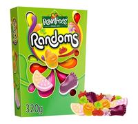 Rowntree's Randoms Sweets Carton 320g - Fruity Chewy Jelly & Foam Candy Mix - Assorted Fun Shape Sweets for Sharing, Parties & Snacking