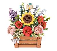 Rowood Wooden Bloom Box Flower Bouquet 3D Wooden Model Kit TW02H