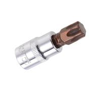 ROWORKX 3/8" Drive x T55 Torx Bit Socket, CR-V Key Socket, Premium S2 Steel Bits, Torx Bit with 48mm Length for Torque Wrench, Ratchet Wrench, Impact Power Drills, Slide Bar, Extension Rod