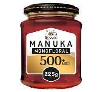 Rowse Honey, Monofloral Manuka Honey, 500+MGO Jar, New Zealand, 100% pure & natural, 225g