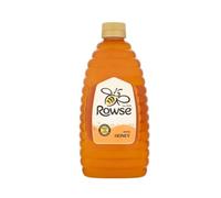 Rowse Runny Honey 1.36kg x 4 | Smooth Natural Honey | Easy-Pour Squeezy Bottle | Catering & Food Service Pack