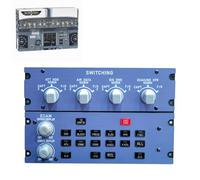 Rowsfire 1:1 A109 V3.0 A32X A-TT-ADIRS-E-IS XECAM Home Cockpit Landing Gear Indicator Panel for MSFS 2020/2024, Support Fe-nix, FBW,ini Aircraft, Flight Sim Panel, Backlit+Metal Housing+V3 Light Sync