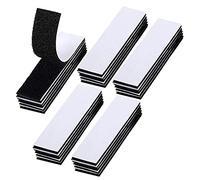 Rowwait 25 Pack Industrial Strength Sticky Pads Heavy Duty, No More Nails Picture Hanging Strips,Extra Strong Double Sided Sticky Pads for Walls,Floor, Plastics, Glasses, Metals (3x10cm, black)