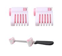 Rowwait 2pcs DIY Cake Slicer,Adjustable 5 Layers Leveler Slicer,Toast Layering Aid Bread Slicing,Cake Stratification Auxiliary Tool,Cake Leveller Cake Knife Toast Cutter for DIY Cake Baking Tool