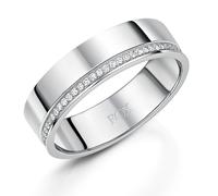 ROX Adore Diamond 6mm Ring 0.37cts Polished In ROX Luxury Packaging Platinum Exclusive Luxury Hallmarked 950 Platinum - ROX Diamond & Thrills Jewelle