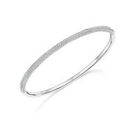 ROX Adore Diamond Bangle 18ct In ROX Luxury Packaging Luxury Hallmarked - White Gold - ROX Diamond & Thrills Jewellery