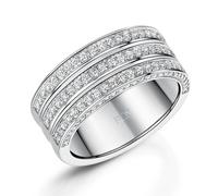 ROX Adore Diamond Dress Ring 0.85ct Platinum Exclusive Luxury Hallmarked 950 Platinum - ROX Diamond & Thrills Jewellery