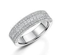 ROX Adore Diamond Dress Ring 9ct In ROX Luxury Packaging Platinum Luxury Hallmarked 950 Platinum - ROX Diamond & Thrills Jewellery