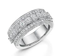 ROX Adore Diamond Dress Ring In ROX Luxury Packaging Platinum Exclusive Luxury Hallmarked 950 Platinum - ROX Diamond & Thrills Jewellery