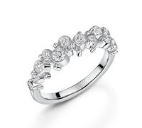 ROX Cascade Diamond Ring In ROX Luxury Packaging Platinum Exclusive Luxury Hallmarked 950 Platinum