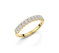 ROX Classic Oval Cut Lab Grown Diamond Ring Platinum Luxury Hallmarked Claw Set 950 Platinum - Yellow Gold