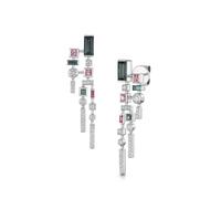 ROX Code Tourmaline & Diamond Earrings 18ct Exclusive Luxury Hallmarked Drop Earrings - White Gold