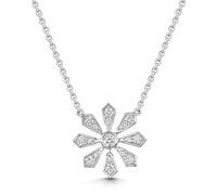 ROX Cosmic Diamond Necklace 18ct In ROX Luxury Packaging Exclusive Luxury Hallmarked - White Gold - ROX Diamond & Thrills Jewellery