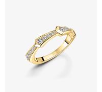 ROX Cosmic Diamond Ring 18ct 9ct In ROX Luxury Packaging Exclusive Luxury Hallmarked - Yellow Gold