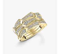 ROX Cosmic Diamond Ring 18ct In ROX Luxury Packaging Exclusive Luxury Hallmarked - Yellow Gold