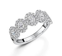 ROX Diamond Dress Ring In ROX Luxury Packaging Platinum Luxury Hallmarked 950 Platinum - ROX Diamond & Thrills