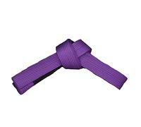 ROX Fit BJJ Belt Adult Size - Brazilian Jiu-Jitsu Belts 100% Cotton for Durable and Lightweight Design Competition Ready BJJ Gi Belts (A0 (240 cm), Purple)
