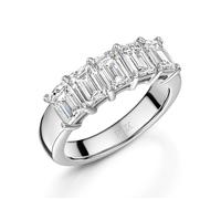 ROX Honour Emerald Cut Lab Grown Diamond Ring 2.50cts In ROX Luxury Packaging Platinum Timeless Luxury Hallmarked 950 Platinum