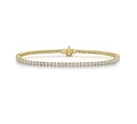 ROX Honour Lab Grown Diamond Tennis Bracelet 18ct Tennis Bracelet Luxury Hallmarked Claw Set - Yellow Gold