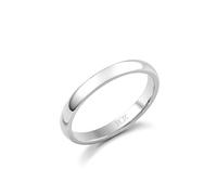 ROX Honour Platinum Court Wedding Ring 2.5mm Polished Platinum Luxury Hallmarked - ROX Diamond & Thrills Jewellery