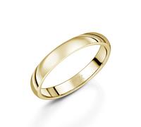 ROX Honour Yellow Gold Court Wedding Ring 3mm 18ct Polished Luxury Hallmarked - ROX Diamond & Thrills Jewellery
