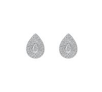 ROX Love Diamond Earrings 18ct In ROX Luxury Packaging Luxury Hallmarked Claw Set - White Gold