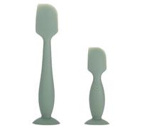 ROXANEPIG 2 Pack Baby Diaper Cream Spatula - Diaper Rash Cream Applicator for Butt Paste - Diaper Cream Brush for Newborns (Green)