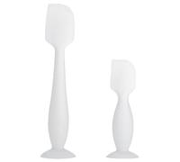ROXANEPIG 2 Pack Baby Diaper Cream Spatula - Diaper Rash Cream Applicator for Butt Paste - Diaper Cream Brush for Newborns (White)