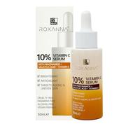 Roxanna 10% Vitamin C Serum for Face 50ml - Pure Facial Brightening Serum with Niacinamide, Vitamin E, Salicylic Acid for Anti-Aging, Acne, Wrinkle, Dark Spots and Sun Damage Antioxidant Uneven Skin