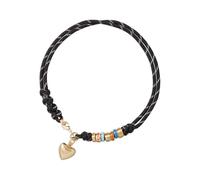 Roxanne Assoulin Happy Cord heart necklace - Black One Size
