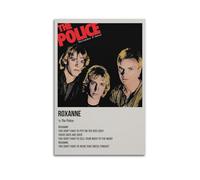 Roxanne by The Police Poster Wall Art Aesthetic Cover Poster Design Painting for Living Room Bed Room 20x30inch(50x75cm) Unframe-style