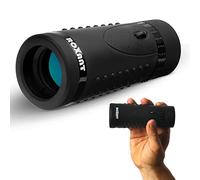 ROXANT Grip Scope High Definition Wide View Monocular - With Retractable Eyepiece And Fully Multi Coated Optical Glass Lens + Bak4 Prism. Comes With Cleaning Cloth, Case & Neck Strap.