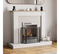 Roxby 3 Panel Fire Screen Guard for Fireplace Protector