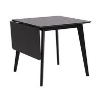 Roxby Extending Dining Table 80-120cm in Black Furniture To Go Black One Size
