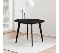 Roxby Round Dining Table - 2 Seater - 105cm - Black