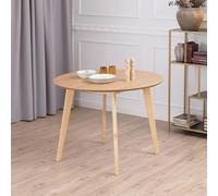 Roxby Round Dining Table - 2 Seater - 105cm - Oak