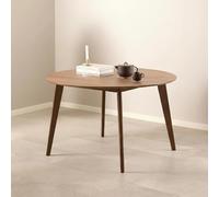 Roxby Round Dining Table - 4 Seater - 120cm - Walnut