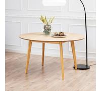 Roxby Round Dining Table - 6 Seater - 140cm - Oak
