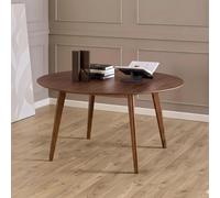 Roxby Round Dining Table - 6 Seater - 140cm - Walnut