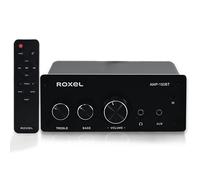 Roxel AMP-150BT Amplifier for 2 Channel Wireless Stereo Audio Amplifier Receiver, Mini Hi-Fi Amp for Speakers up to 90W x 2, with Bass and Treble Con