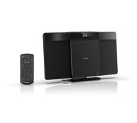 Roxel Micro HiFi System CD Player with DAB/DAB+/FM Radio, Wireless BT V5.4, Powerful Speakers, Wall Mountable, USB & AUX In, Remote Control, Sleek &