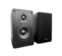 Roxel RBS-300 Passive Bookshelf Speaker, Black Woo