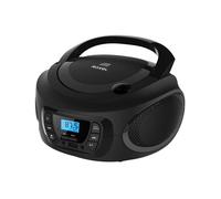Roxel RCD-S50BT Portable Boombox CD Player with FM Radio, BT Wireless Streaming, USB MP3 Playback, AUX In, and Dual Power Option